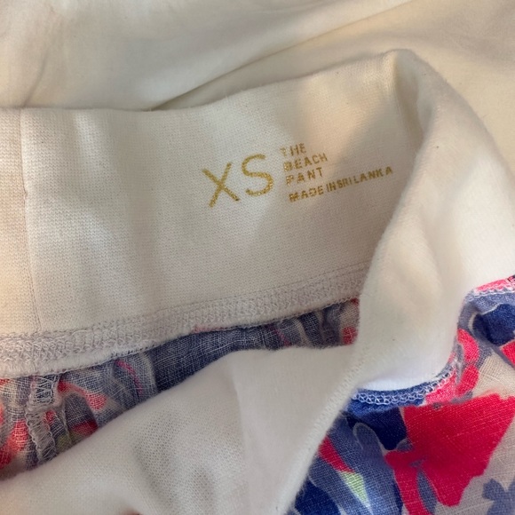 Lilly Pulitzer Linen Beach Pants | Iris Blue Shrimply Chic - Picture 5 of 5